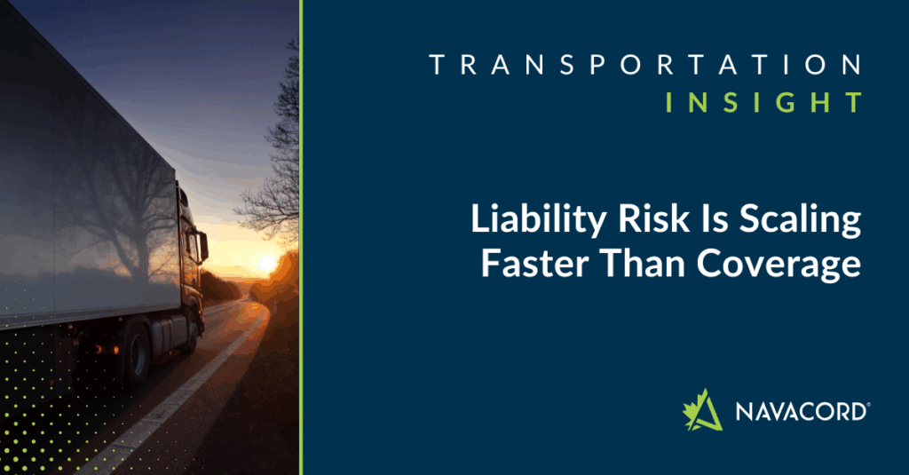 Liability Risk is scaling faster than coverage
